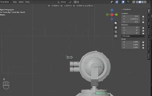Rigging techniques animating in Blender